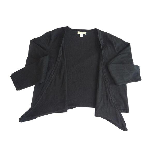 Appleseed's Women's Black Cardigan Sweater - Size‎ L - Picture 2 of 3